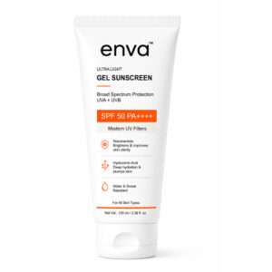Ultralight Gel Sunscreen for All Skin - SPF 50 PA++++(100 gm) | Modern UV Filters